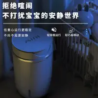 在飛比找樂天市場購物網優惠-南極人小型迷你洗衣機全半自動家用租房單人波輪嬰兒童脫水內衣褲