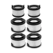 For VortexIQ 40 Replacement HEPA Filter for LEVOIT Vacuum Cleaner, 2 Main Filter 4 Pre Filters Part VortexIQ 40-RF As shown