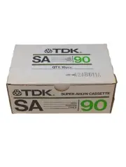 NOS New X10 TDK SA 90 super avilyn cassettes , Set Of 10
