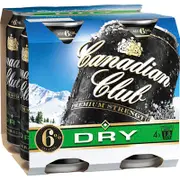 [Canadian Club] Canadian Club Premium and Dry Can 375mL