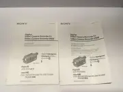 Operating Instructions Manual for Sony Digital 8 & Hi8 Camcorder TRV Mo. EN & FR