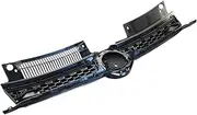 HIAHQJIN Front Bumper Radiator Grille Center Racing Grill Compatible for Golf 6 MK6 2009-2013 GTI Style Honeycomb Mesh Car(Glossy Black)