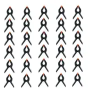 WAENLIR 30-Piece 2.5 inch Nylon Spring Clamp Set Plastics Clips for backdrop ...