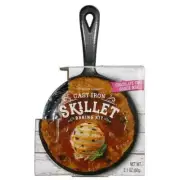 New~The Modern Gourmet~Small Cast Iron Skillet~Chocolate Chip Cookie Baking Kit