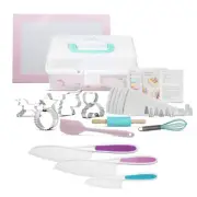 Magical Unicorn Baking Set for Kids - Complete Baking Kit with Apron, Tools, ...