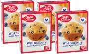 Betty Crocker Wild Blueberry Muffin and Quick Bread Mix, 16.9 oz. (Pack of 4)