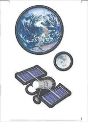 Outer Space Items 12 Peel & Stick Appliques KID5031