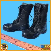 Vietnam LT Col Moore - Black Jungle Boots (for Feet) - 1/6 Scale DID Figures