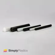 Black and White Extruded Acrylic Plastic Perspex Rod / Various Diameters