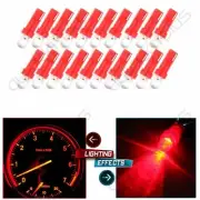 20Pcs T5 74 Red Instrument Cluster Panel Gauge Dash LED Bulbs Light for Honda (for: Honda)