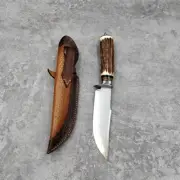 Deer Antler Hunting Skinning Game Processing Field Knife Pig Hog Boar Bush Blade