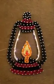 String art kit Lantern DIY craft kits wooden board String art pattern