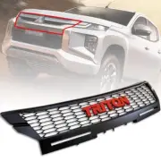 Net Black Grille Red Logo Fit Mitsubishi Triton L200 MR 2019 2020-2022 Pickup (for: Mitsubishi)