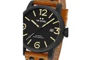 TW Steel MS31 Black Dial Brown Leather Unisex Watch