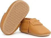 [BirdRock Baby] Hard Sole Moccasins - Genuine Leather Shoes for Boys and Girls