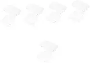 DOITOOL 10 Pcs Nail Palette Nail Gel Nail Art Decoration Makeup Pallet Nail Mixing Plate Nail Art Mixing Foundation Mixing Nail Painting Manicure Palettes Eyeshadow Palettes Make up