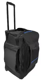 Rockville Rolling Travel Bag For Pair 5", 6", 8" Studio Monitors + Accessories