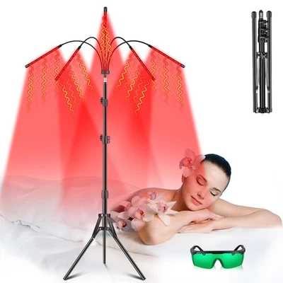 Red Light Therapy Lamp, 150 LEDs with 660nm Red Light & 850nm Infrared Light ...
