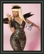 NICKI MINAJ SIGNED - A4 AUTOGRAPHED PHOTO POSTER