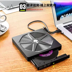 Ａ熱賣USB外接式光碟機外星人外置USB3.0 Type-c DVD刻錄機藍光移動外接光驅電腦通用