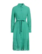 [120 LINO] 120% LINO Midi dresses - Item 15443814
