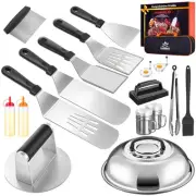 Griddle Accessories for Blackstone with Smashed Burger Press,19Pcs Griddle Ac...