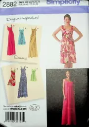 Simplicity 2882 Misses/Miss Petite Dress Size 6-14 Sewing Pattern (See Desc)