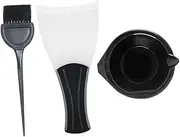 BATHVEVE 1Set Hair Dyeing Brush Bowl Portable Hair Coloring Plate Tool Kit Professional Hairdressing Kit for Salon Home Use Easy to Clean