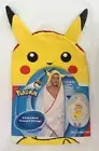Vintage 2000 Pokemon Pikachu Ears & Bubbles Hoodie Towel, New In Package