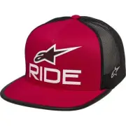 Alpinestars Ride 4.0 Red/Black/White Trucker Hat