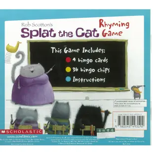 Splat the Cat Rhyming Game 遊戲卡 押韻遊戲