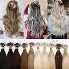 7A 300S THICK Micro Ring Loop Real Human Hair Extensions Micro Bead 150g 16"-24"