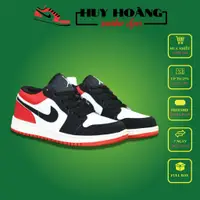 在飛比找蝦皮購物優惠-Jordan JD1 低領運動鞋黑紅紅男女標準11整盒