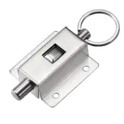 Reliable Spring Loaded Sliding Latch Convenient Stainless Steel Door Bolt
