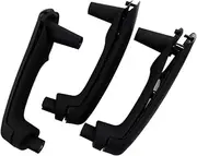 1J0867179A 1J0 867172A Left Right Side Car Black Inner Door Pull Grab Handle Trim Cover Kit Compatible for Jetta Mk4 1999-2005 Golf 4
