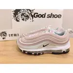 高品質 NIKE AIR MAX 97 黑粉 白粉 桃粉 杏色 黑勾 子彈 增高 皮革 反光 女鞋 DA9325-100