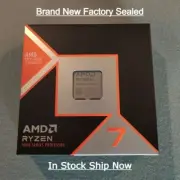 AMD Ryzen 7 9800X3D Granite Ridge AM5 4.70GHz 8-Core Boxed Processor In Hand