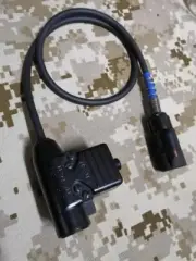 TCA-U94 PELTOR Black Connector Ver. U94/TCA-U94 PTT For PRC148 152 MBITR Radio