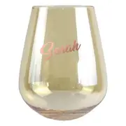 2pc Sarah Stemless 13cm/600ml Wine Glass Cocktail Party Drinking Tumbler Set