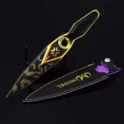 22cm Valorant Kunai Purple Edge Game Peripheral Collectible Cosplay Replica