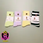 小怪獸襪子⛹🏽‍♀️台灣現貨-日本潮牌猿人頭APE A BATHING APE SOCKS毛巾底運動襪