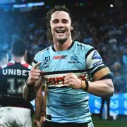 LAMINATED Cronulla sharks nrl rugby champion team player poster,BARGAIN,1