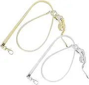 FOYTOKI Refined Belt Women's Fashion Waist Belt Elastic Waistband Delicate Dress Waistband for Female 2pcs