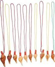 BESTOYARD 10pcs Outdoor Conch Whistles for Fun Party Favors Shell Sound Makers for Birthdays Christmas and Easter Celebrations Portable Whistle Random Color