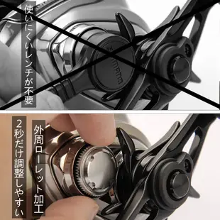 Shimano Antares DC 2021 和 Exsence DC 2022 的張力旋鈕