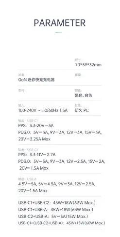 【65W旅充頭】GaN 氮化鎵 PD 充電器 適用各種 筆記型電腦 筆電 手機 三星 華碩 微軟 小米 iPad