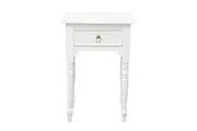 CT Huntley Solid Timber Turn Leg 1 Drawer Side Table