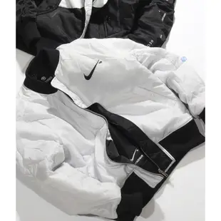 【商城正品｜現貨】Nike 外套 保暖外套 防風外套 飛行外套 棒球外套 防風 保暖 大勾 雙面 黑白 DD6055