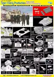 Dragon 6730 1/35 Pz.Kpfw. VI Ausf. E Tiger I Early , Wittmann's Command Tiger