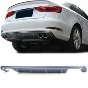 Rear Diffuser Bumper for Audi A3 8V Soda Cabriolet 12-16 Without S-LINE